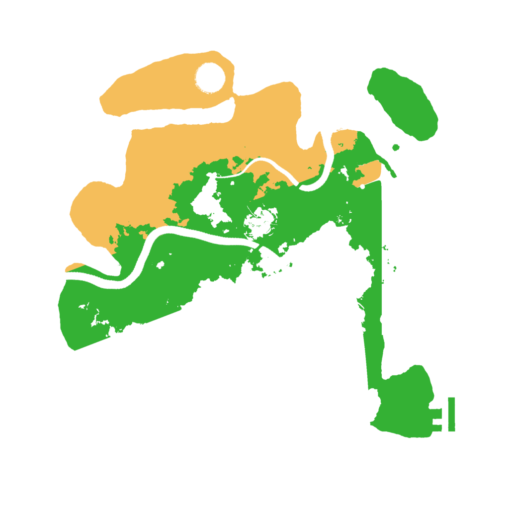 Biome Rust Map: Procedural Map, Size: 3000, Seed: 859328922