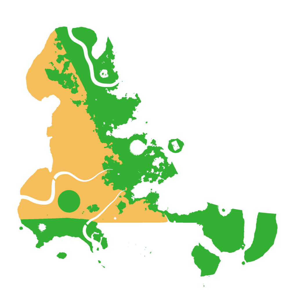 Biome Rust Map: Procedural Map, Size: 3500, Seed: 2136559377