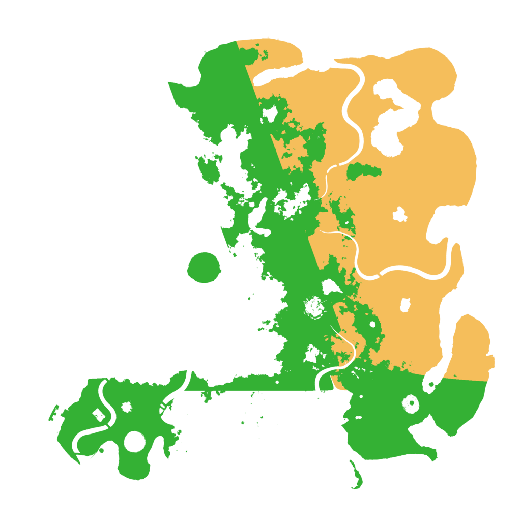 Biome Rust Map: Procedural Map, Size: 4500, Seed: 1643493954