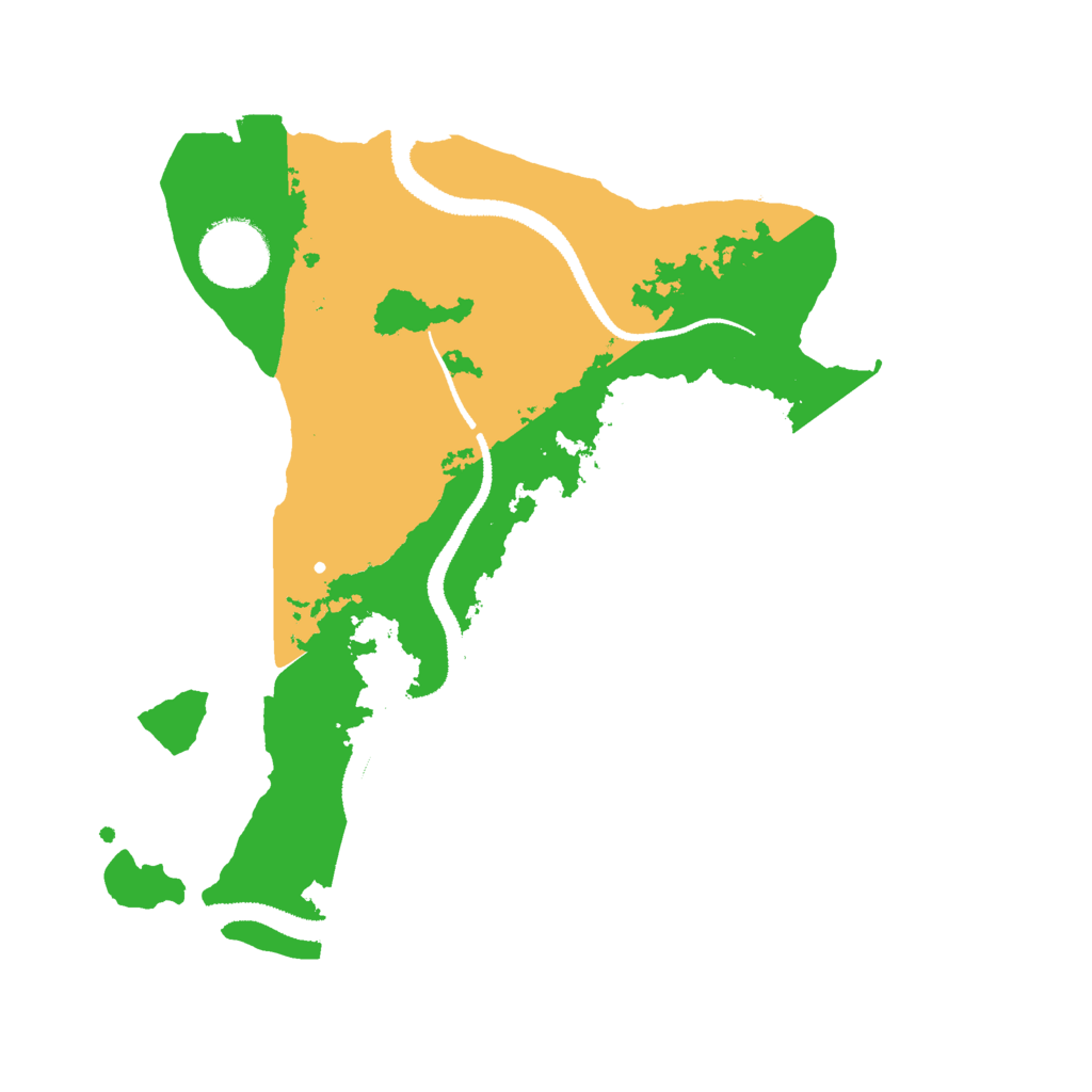 Biome Rust Map: Procedural Map, Size: 2800, Seed: 90000