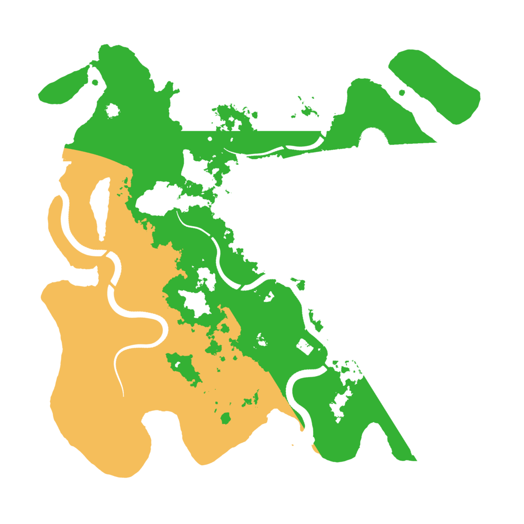 Biome Rust Map: Procedural Map, Size: 3500, Seed: 346182682