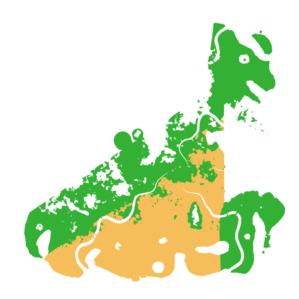 Biome Rust Map: Procedural Map, Size: 4500, Seed: 2017
