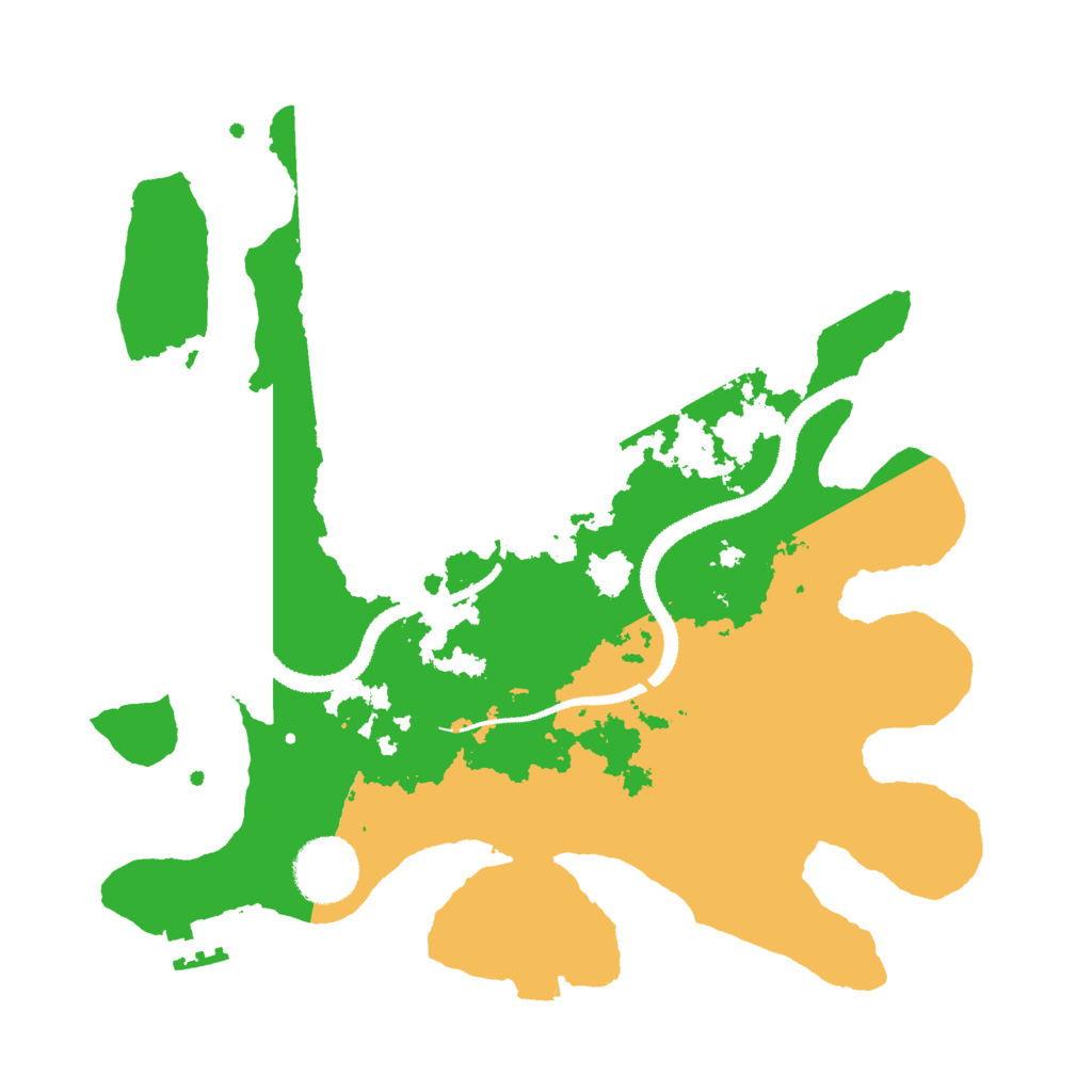 Biome Rust Map: Procedural Map, Size: 3000, Seed: 614960130