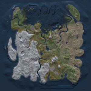 Thumbnail Rust Map: Procedural Map, Size: 4250, Seed: 1872971508, 14 Monuments