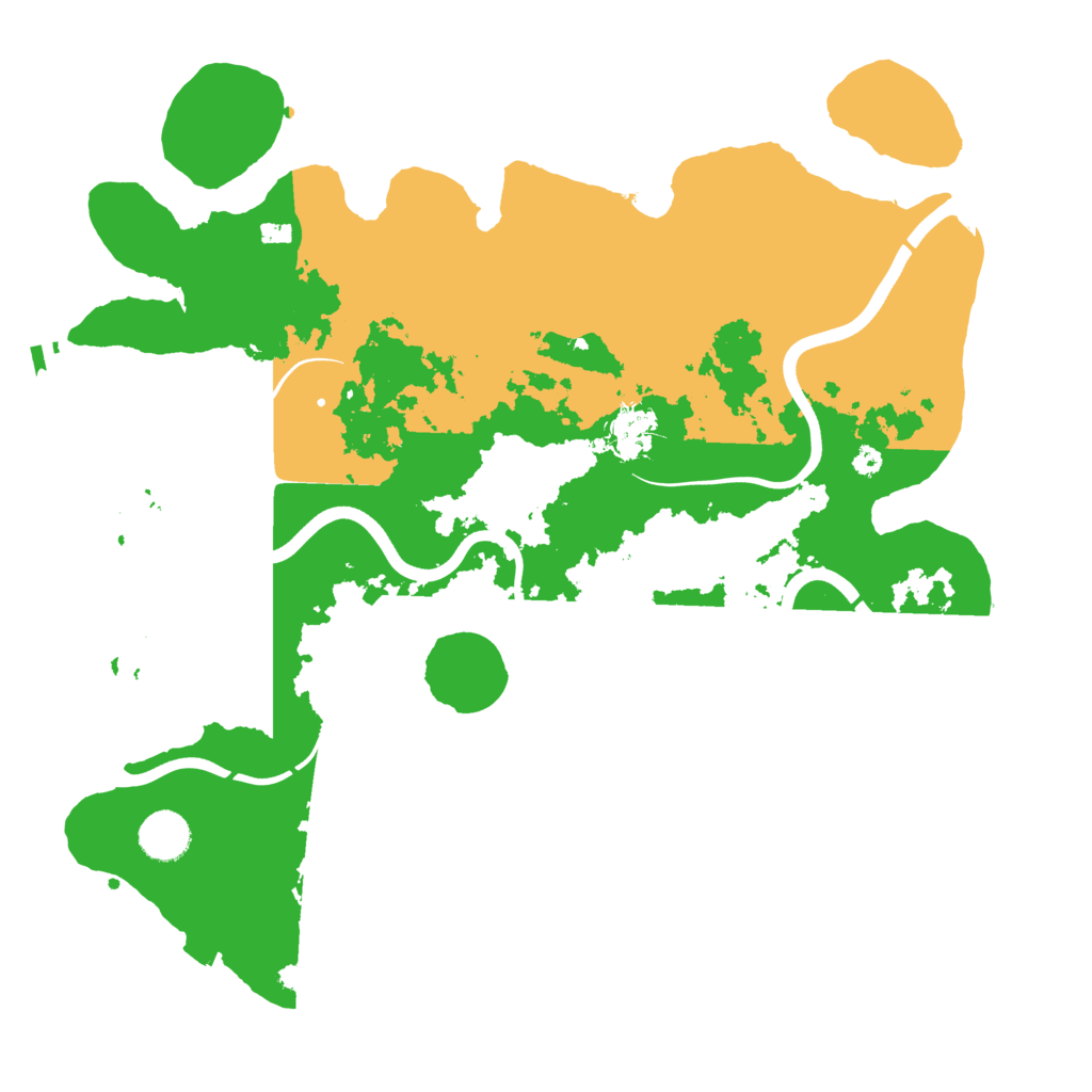 Biome Rust Map: Procedural Map, Size: 3800, Seed: 1039423649