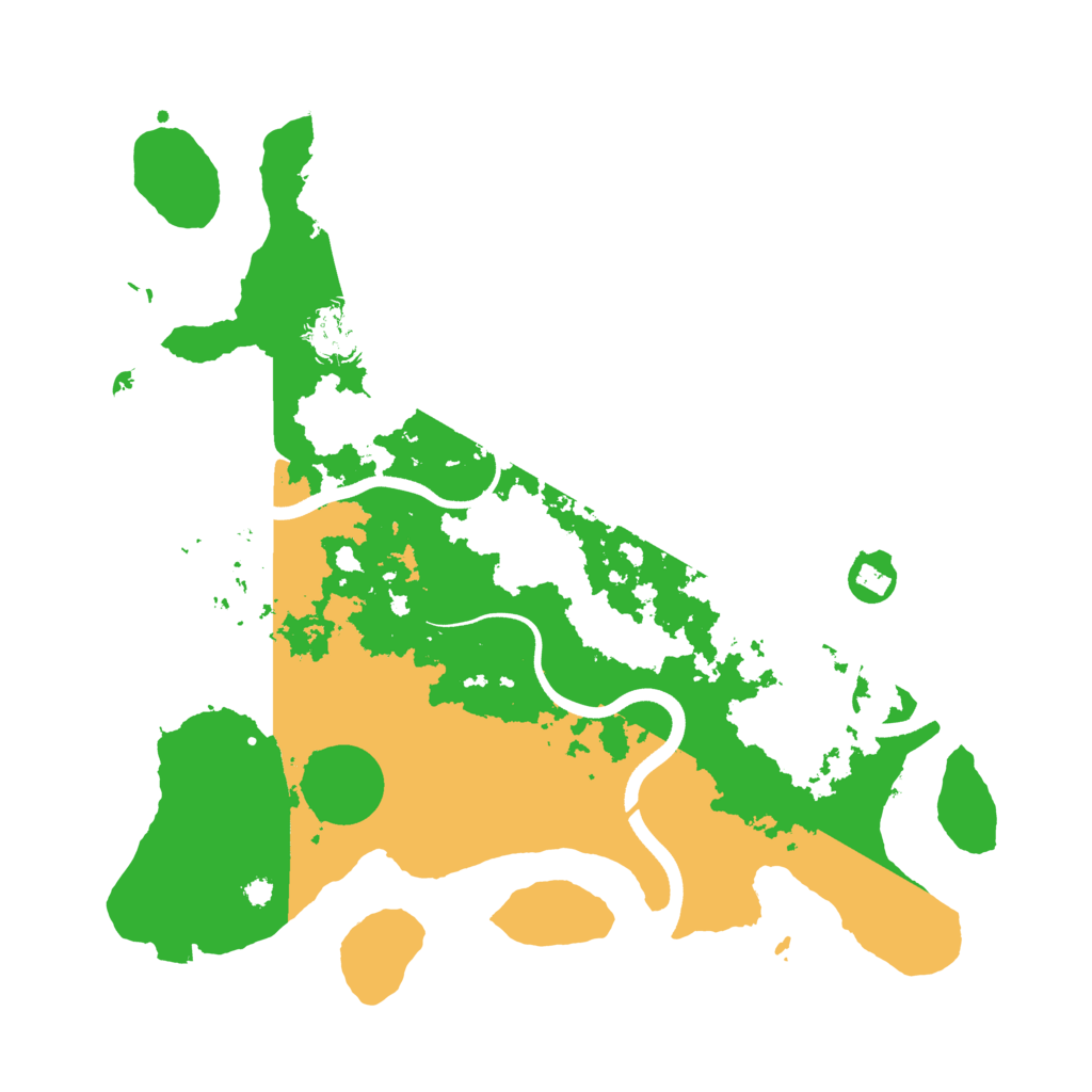 Biome Rust Map: Procedural Map, Size: 3599, Seed: 493705415