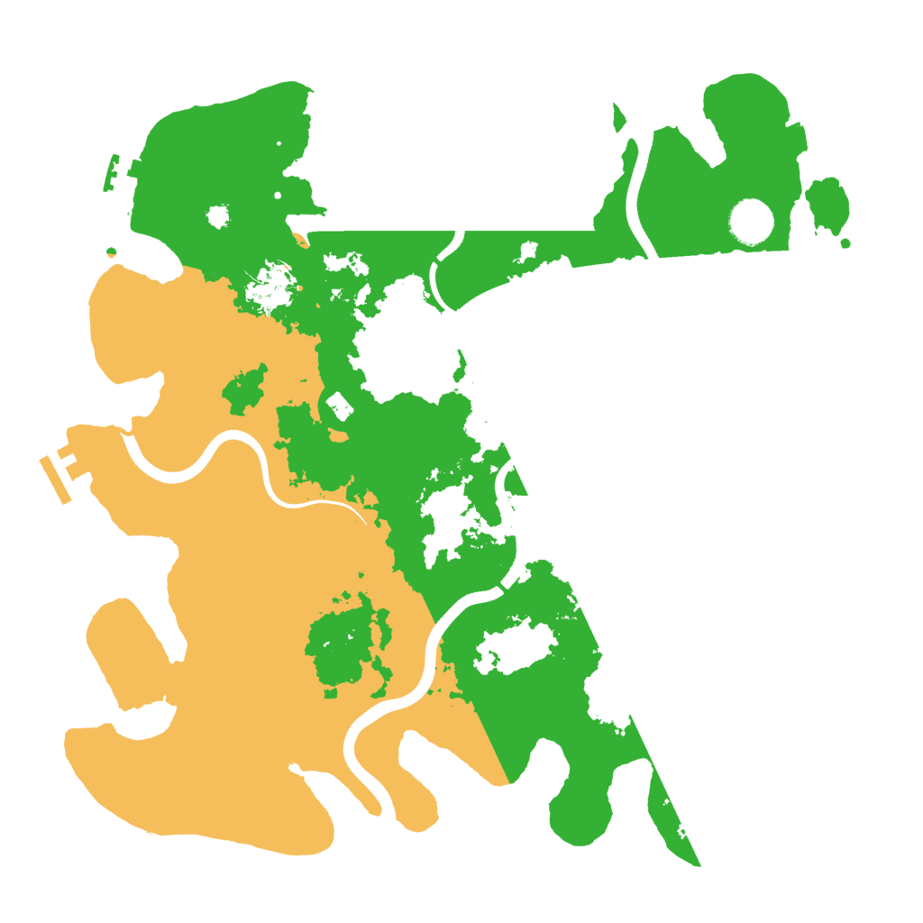 Biome Rust Map: Procedural Map, Size: 3644, Seed: 1860968106