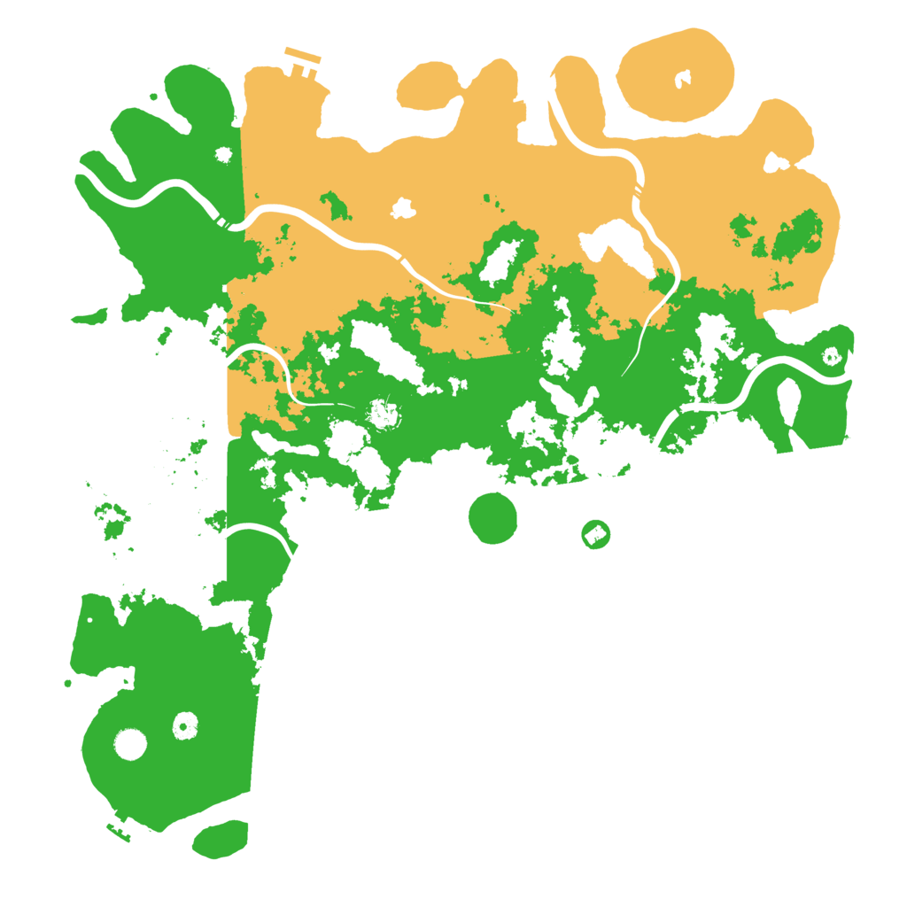 Biome Rust Map: Procedural Map, Size: 5000, Seed: 846746