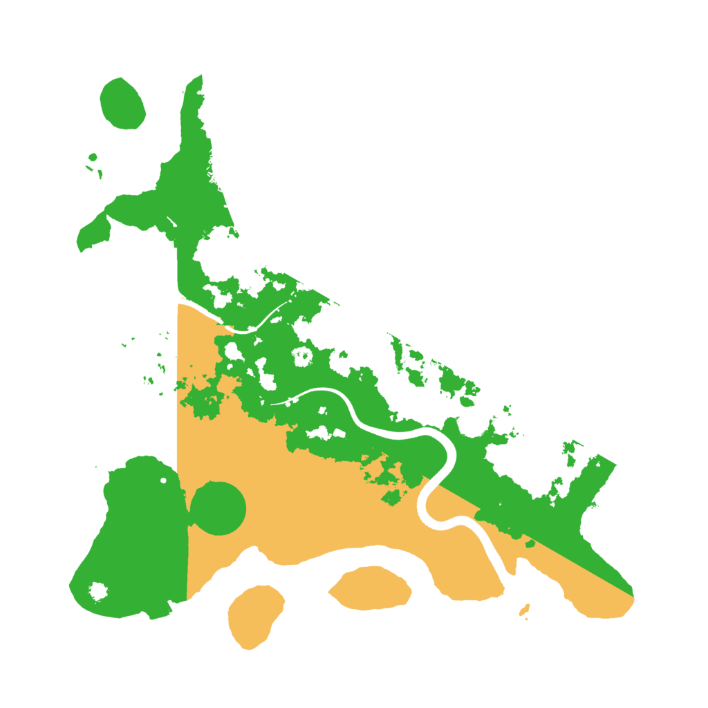 Biome Rust Map: Procedural Map, Size: 3483, Seed: 493705415