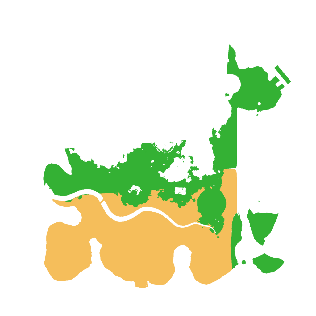Biome Rust Map: Procedural Map, Size: 3000, Seed: 860924886