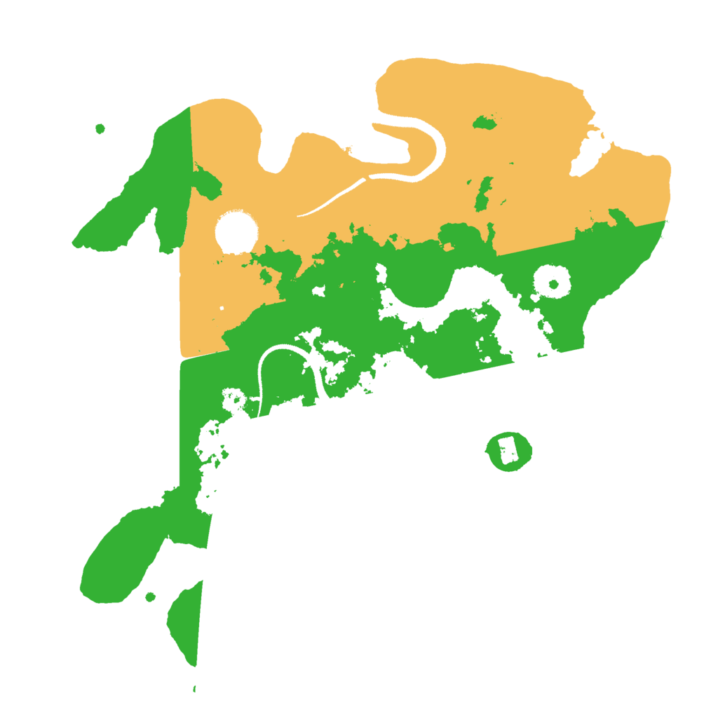 Biome Rust Map: Procedural Map, Size: 3000, Seed: 503383049