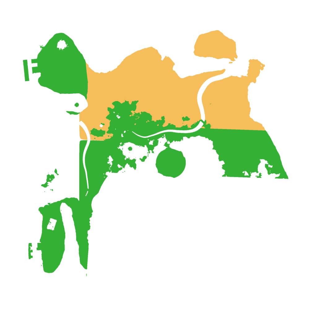 Biome Rust Map: Procedural Map, Size: 3000, Seed: 1908857414