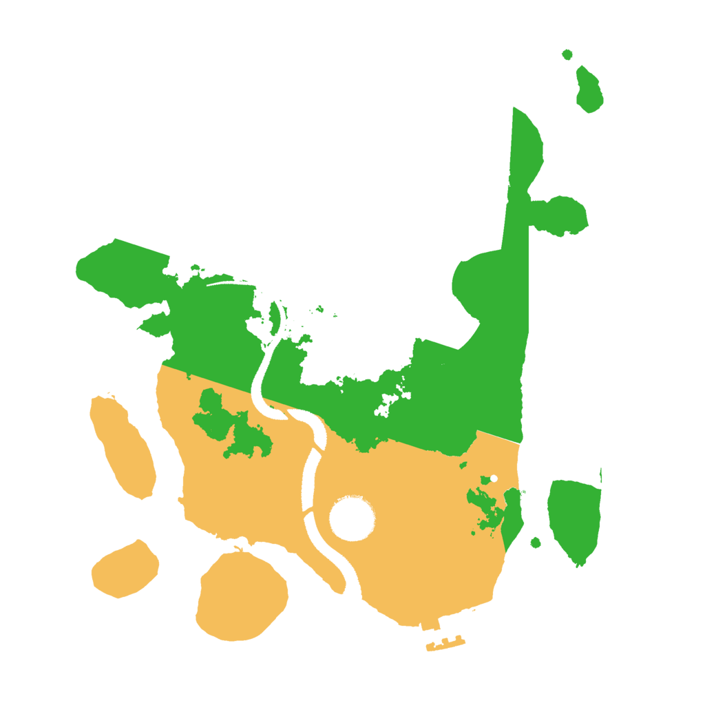 Biome Rust Map: Procedural Map, Size: 2750, Seed: 1174403886