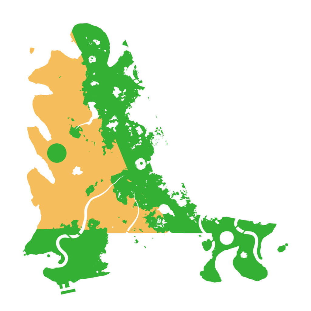 Biome Rust Map: Procedural Map, Size: 4250, Seed: 1267526312