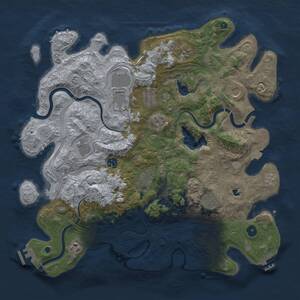 Thumbnail Rust Map: Procedural Map, Size: 4250, Seed: 9563741, 16 Monuments