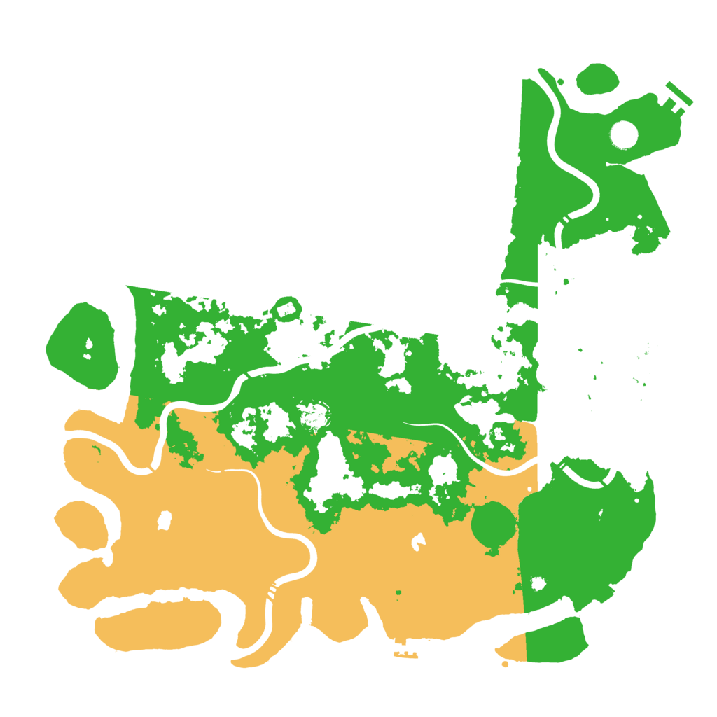 Biome Rust Map: Procedural Map, Size: 4500, Seed: 1896977050