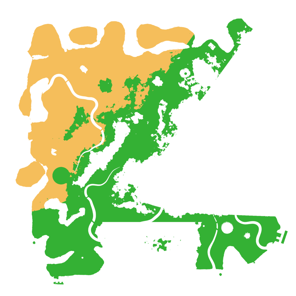 Biome Rust Map: Procedural Map, Size: 4500, Seed: 794454191