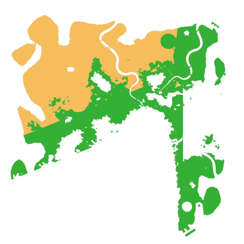 Biome Rust Map: Procedural Map, Size: 4250, Seed: 345500138