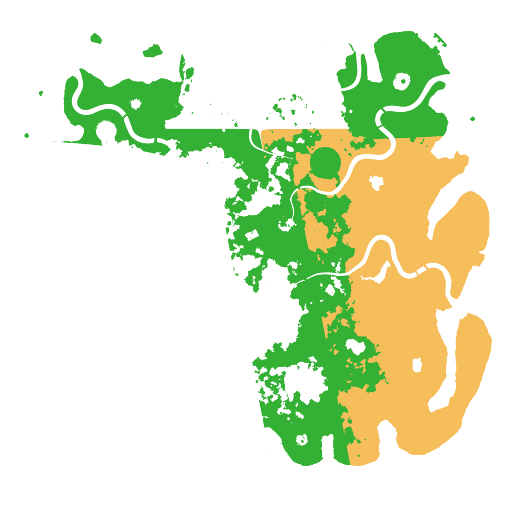Biome Rust Map: Procedural Map, Size: 4500, Seed: 867183174
