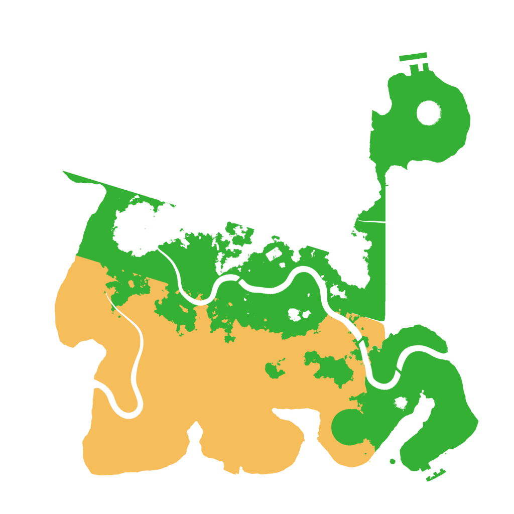 Biome Rust Map: Procedural Map, Size: 3750, Seed: 912562