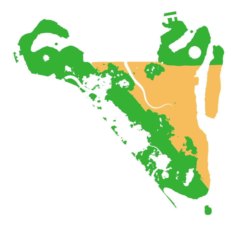 Biome Rust Map: Procedural Map, Size: 3500, Seed: 634182783