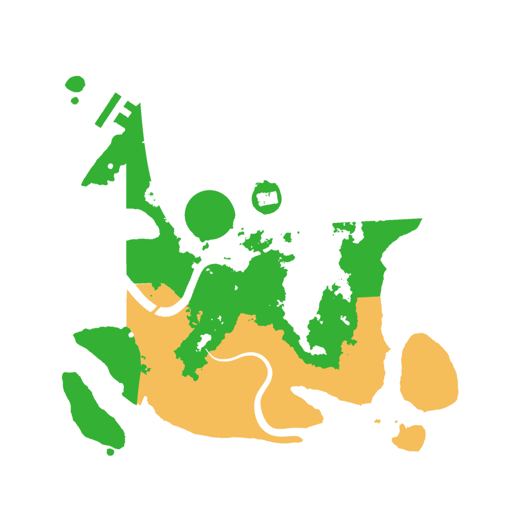 Biome Rust Map: Procedural Map, Size: 2700, Seed: 49545927