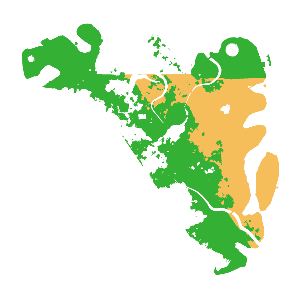 Biome Rust Map: Procedural Map, Size: 4000, Seed: 998172