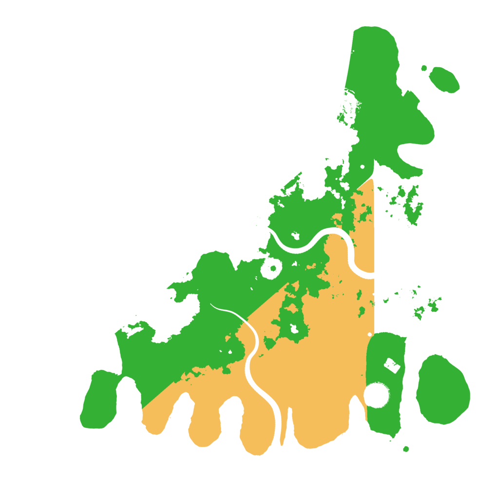 Biome Rust Map: Procedural Map, Size: 3500, Seed: 1957050658