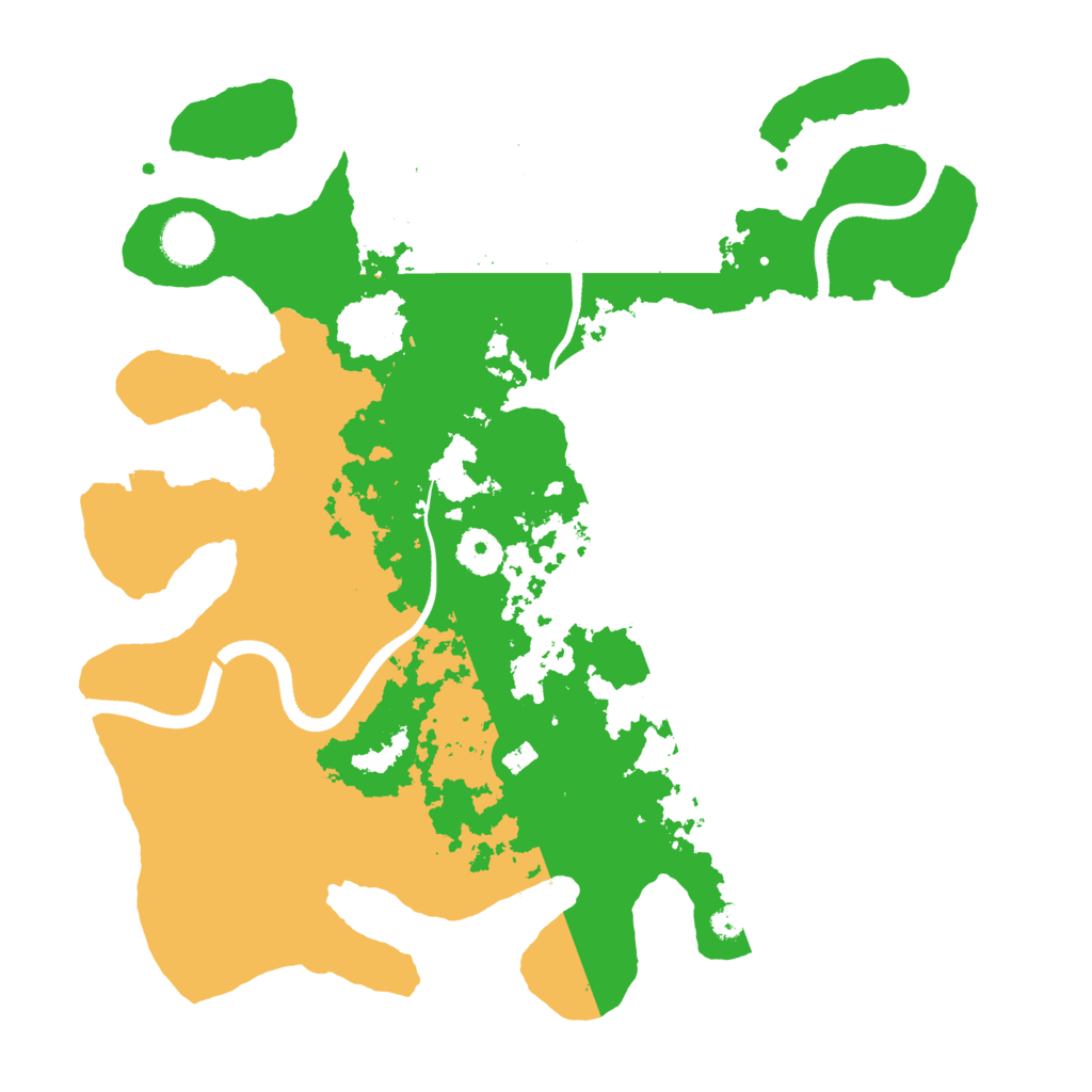 Biome Rust Map: Procedural Map, Size: 3600, Seed: 2344