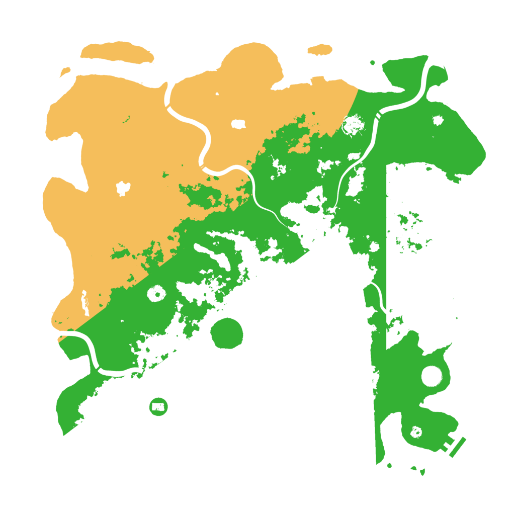 Biome Rust Map: Procedural Map, Size: 4500, Seed: 136658938