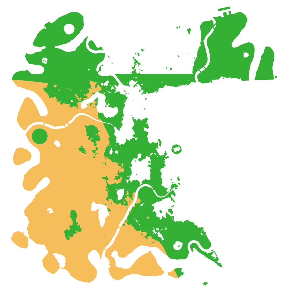 Biome Rust Map: Procedural Map, Size: 5000, Seed: 714203406