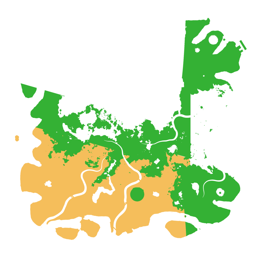 Biome Rust Map: Procedural Map, Size: 4800, Seed: 2055528547