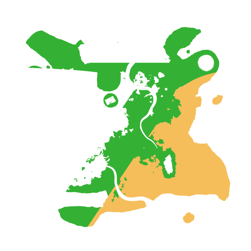 Biome Rust Map: Procedural Map, Size: 2800, Seed: 1661390906