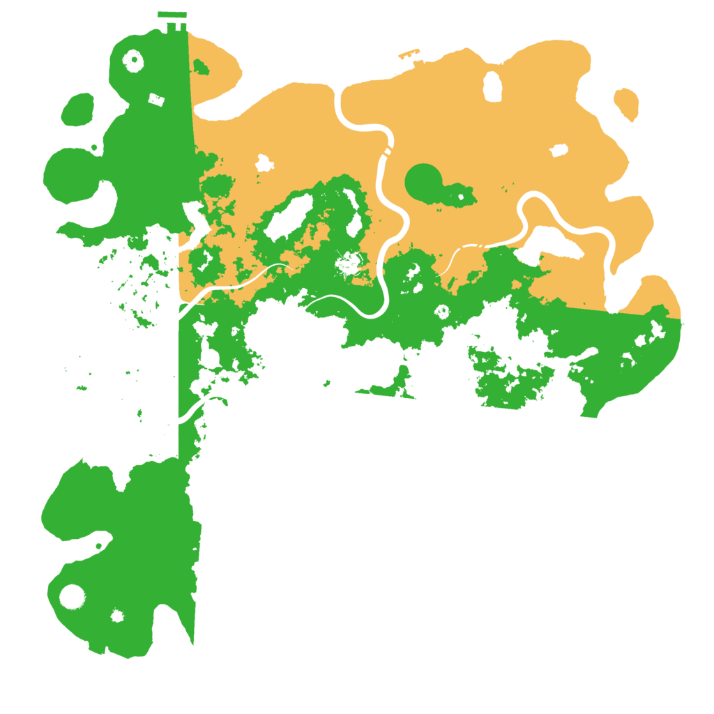 Biome Rust Map: Procedural Map, Size: 5000, Seed: 357485847
