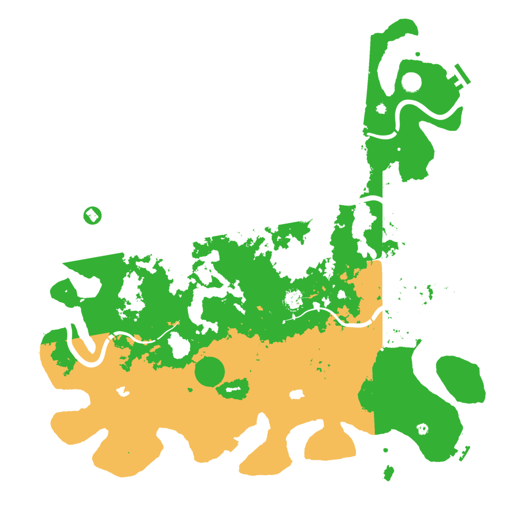 Biome Rust Map: Procedural Map, Size: 4500, Seed: 199777426