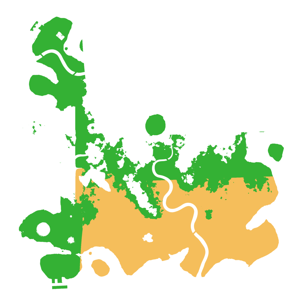 Biome Rust Map: Procedural Map, Size: 4000, Seed: 1305861982