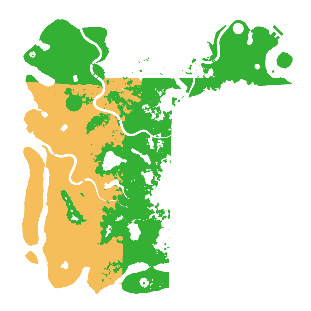 Biome Rust Map: Procedural Map, Size: 5000, Seed: 1036504065