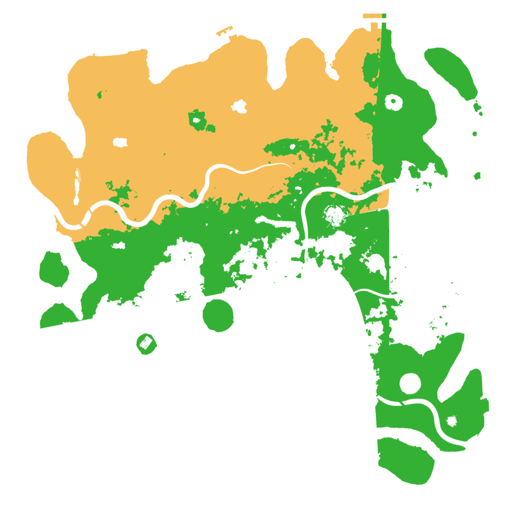 Biome Rust Map: Procedural Map, Size: 4500, Seed: 636