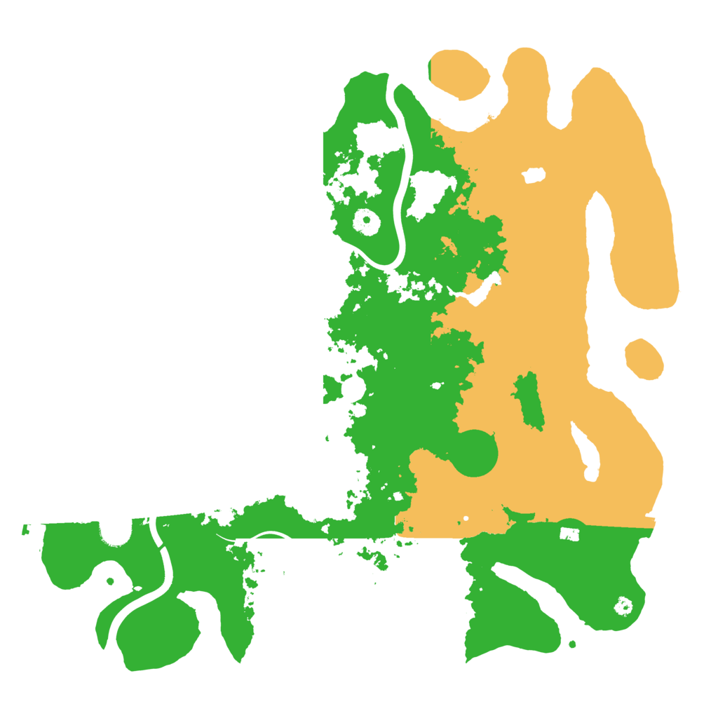 Biome Rust Map: Procedural Map, Size: 4000, Seed: 990369
