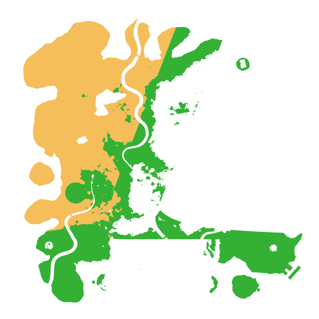 Biome Rust Map: Procedural Map, Size: 4000, Seed: 1021800101