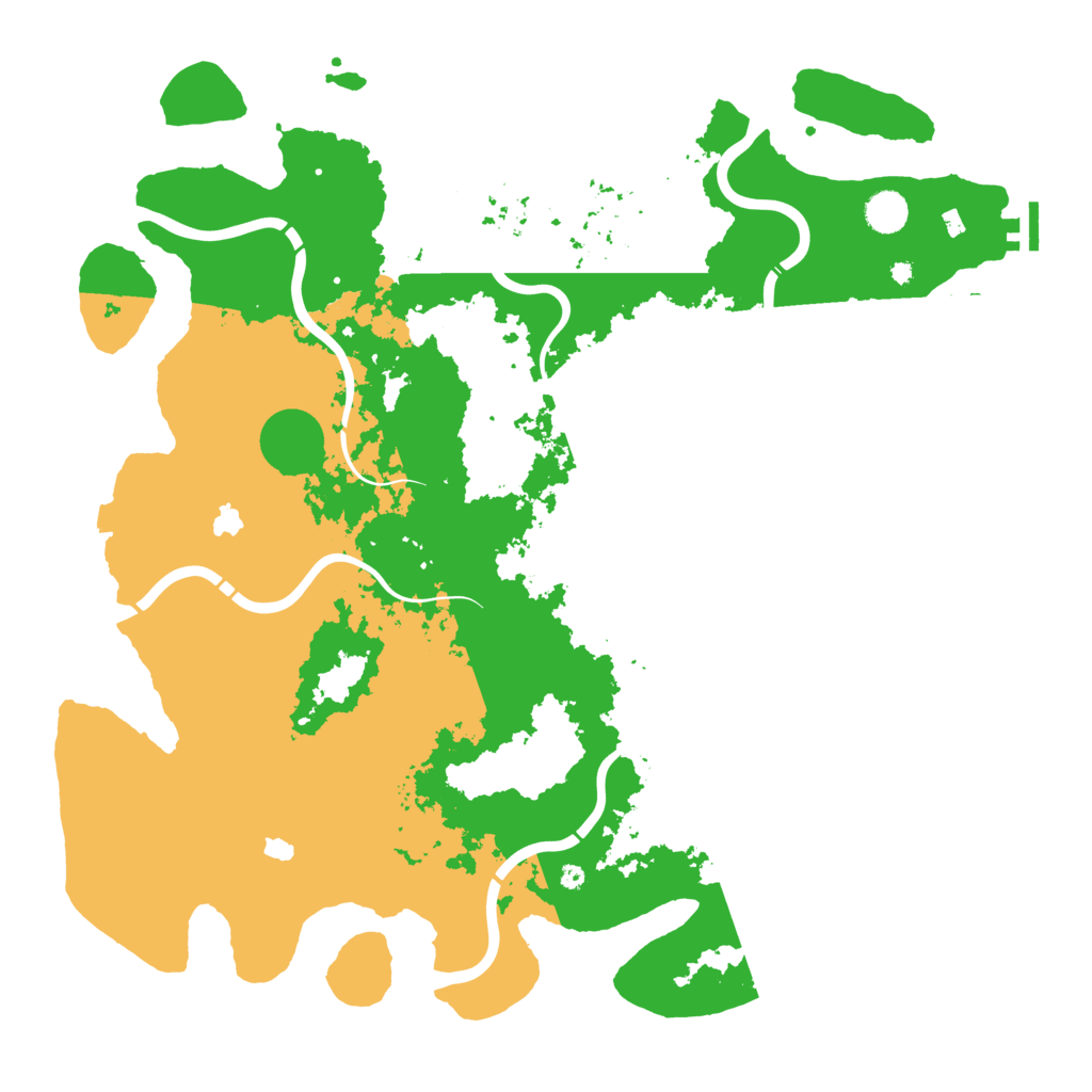Biome Rust Map: Procedural Map, Size: 4500, Seed: 941854772