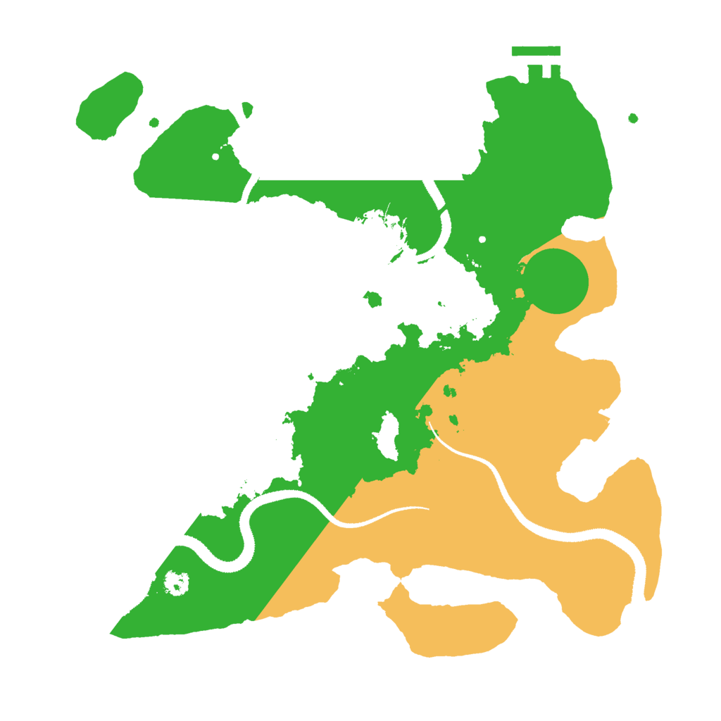 Biome Rust Map: Procedural Map, Size: 3000, Seed: 53102810