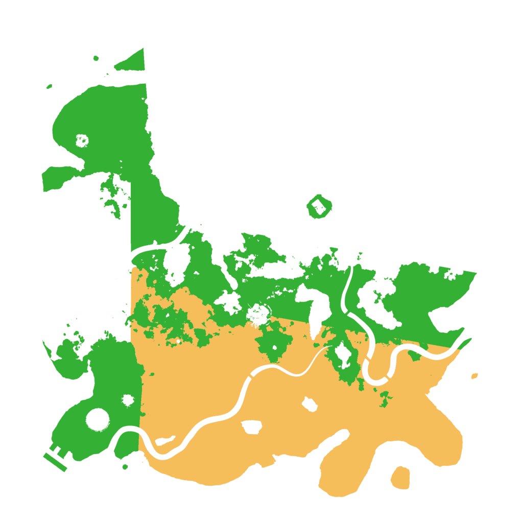 Biome Rust Map: Procedural Map, Size: 4000, Seed: 1365980612