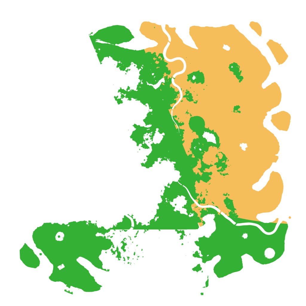Biome Rust Map: Procedural Map, Size: 5100, Seed: 61832