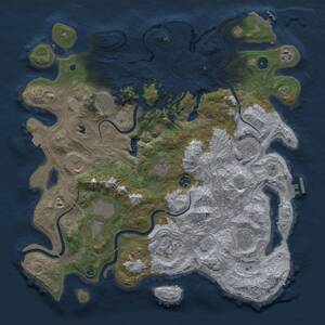 Thumbnail Rust Map: Procedural Map, Size: 4250, Seed: 37596842, 16 Monuments