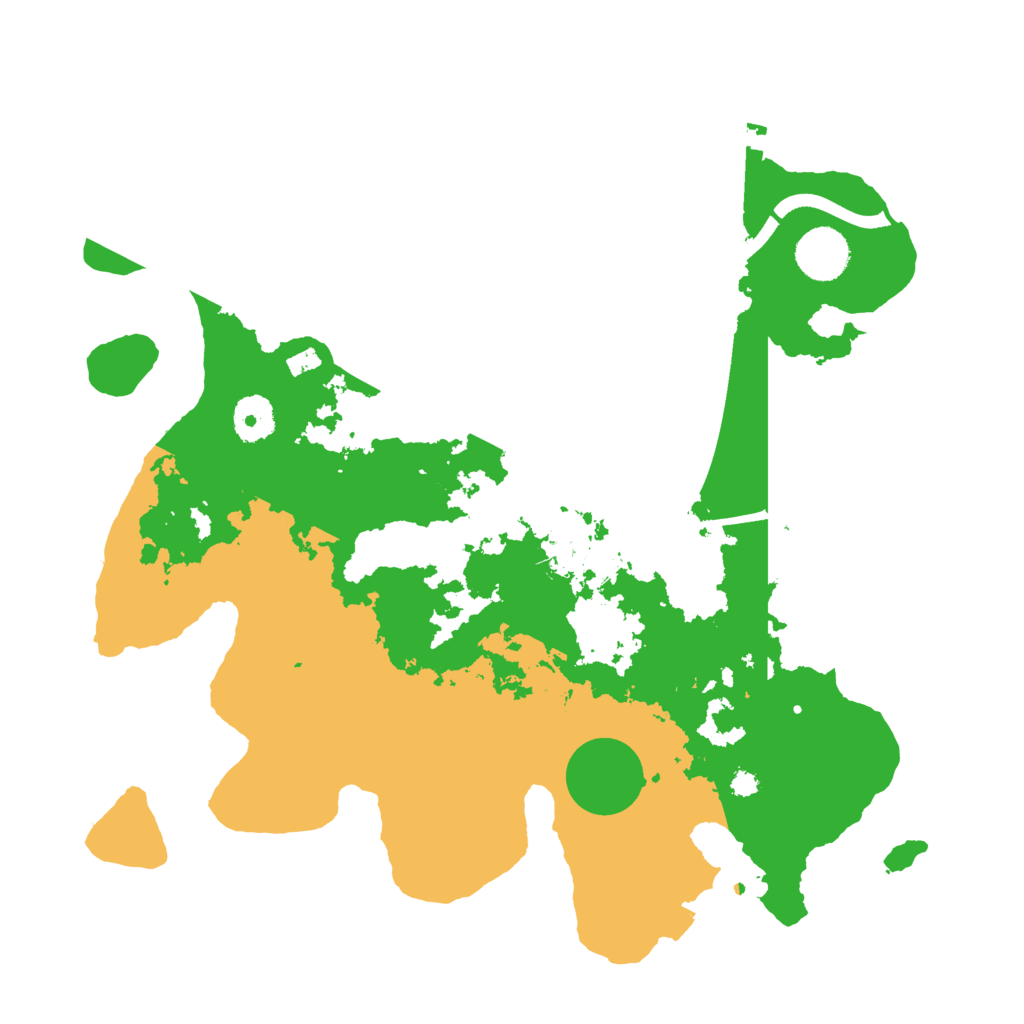 Biome Rust Map: Procedural Map, Size: 3500, Seed: 1743890582