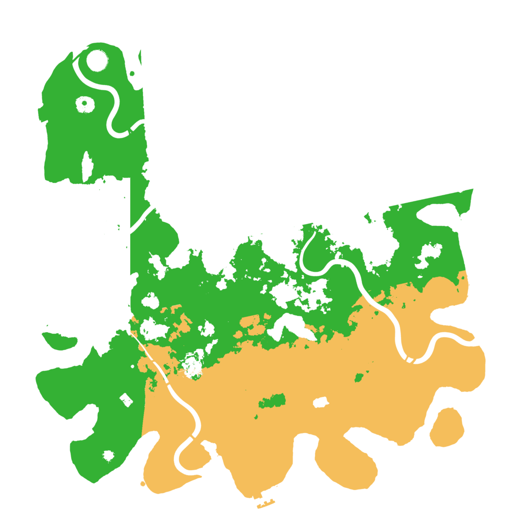 Biome Rust Map: Procedural Map, Size: 4300, Seed: 529045968
