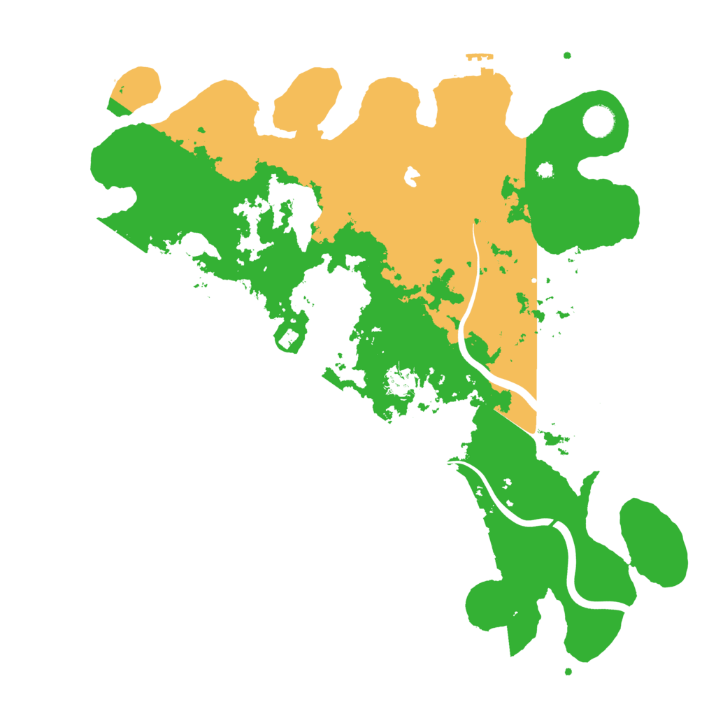 Biome Rust Map: Procedural Map, Size: 4000, Seed: 45673