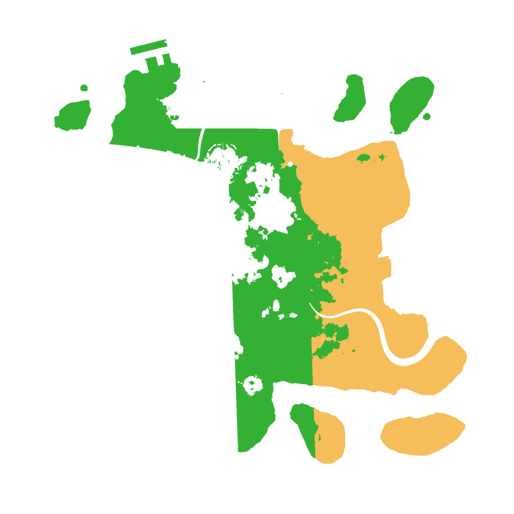 Biome Rust Map: Procedural Map, Size: 2800, Seed: 1089695958
