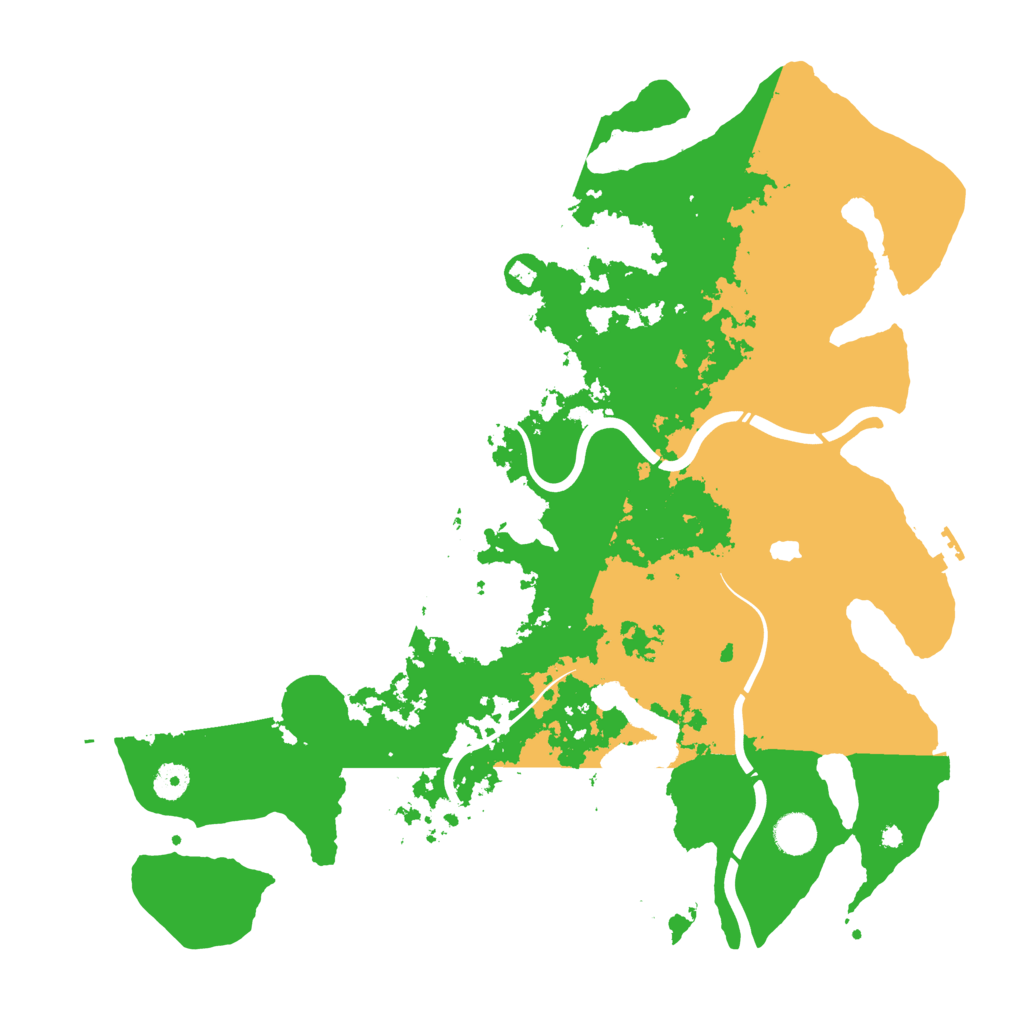 Biome Rust Map: Procedural Map, Size: 4250, Seed: 781379841